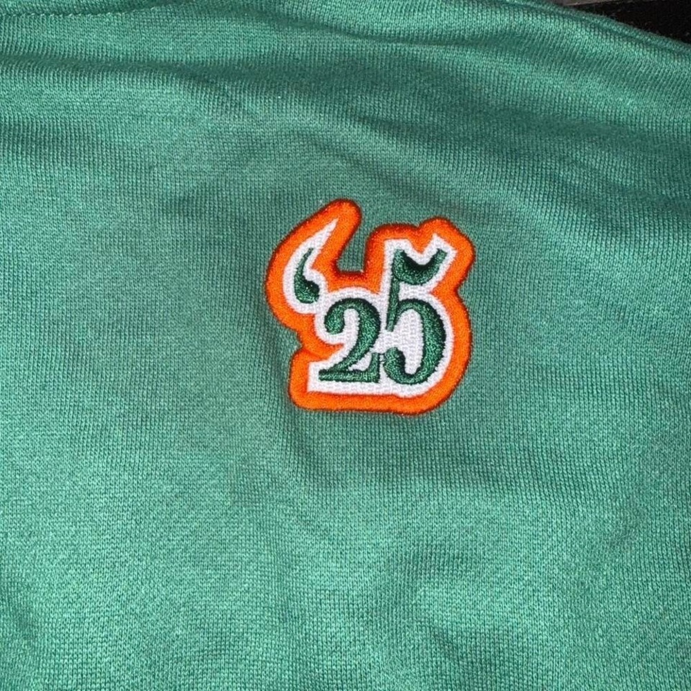 WEAR by Erin Andrews University of Miami Hurricanes Cropped Lace Up Hoodie XS - Picture 5 of 5